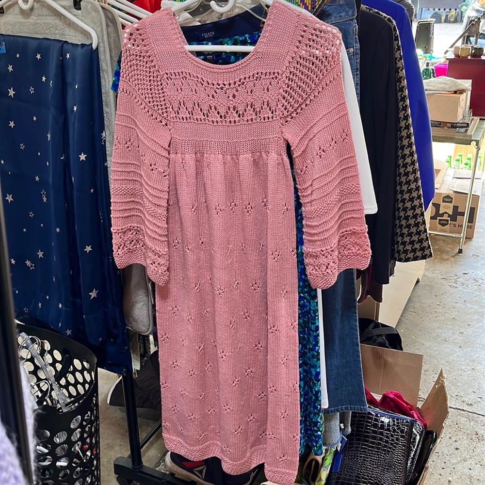 Handmade Knit Dress 1970’s